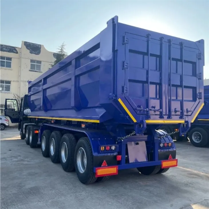 U-Type Rear Tipper Cargo Trailer